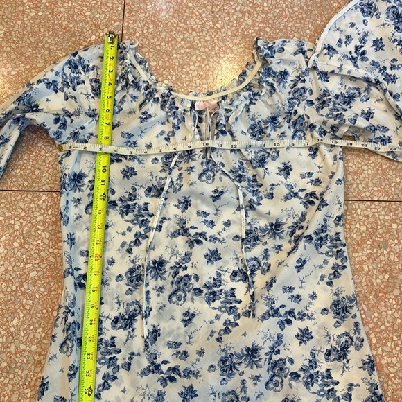 Vintage Y2K Victoria Secret Floral Cotton  Dress Nightie Size Medium - Picture 6 of 7